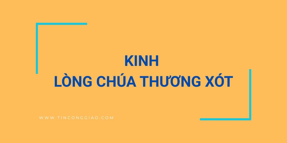 Kinh Lòng Chúa Thương Xót