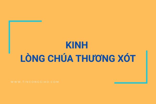 Kinh Lòng Chúa Thương Xót